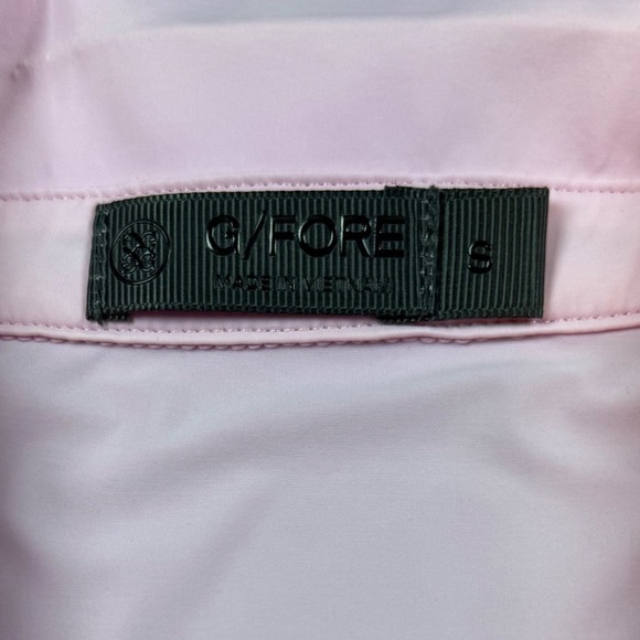 G/FORE Womens Pleated Collar Silky Tech Nylon Sleeveless Golf Polo Shirt, Size S - Picture 6 of 6